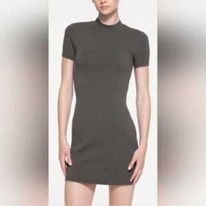SKIMS Mock Neck Mini Dress NWT